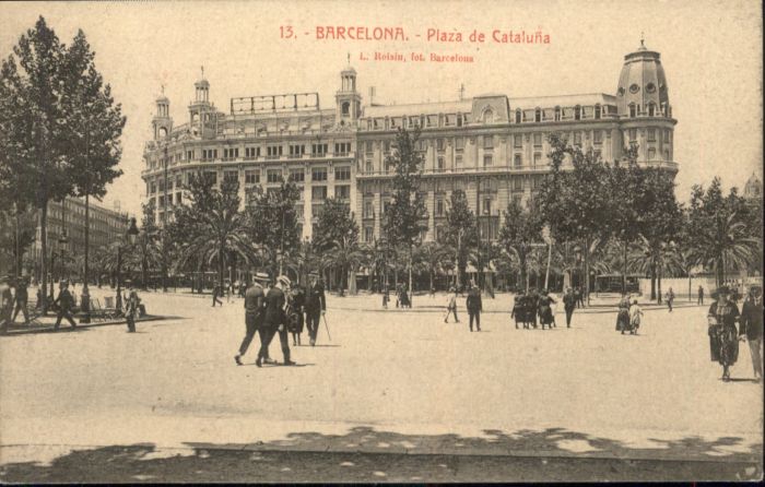 Barcelona Cataluna Barcelona Plaza Cataluna