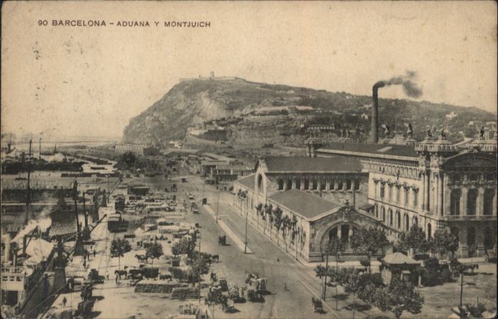 Barcelona Cataluna Barcelona Aduana Montjuich