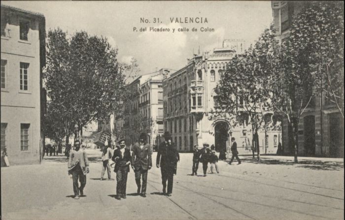 Valencia Valenciana Valencia Plaza Picadero Calle Colon