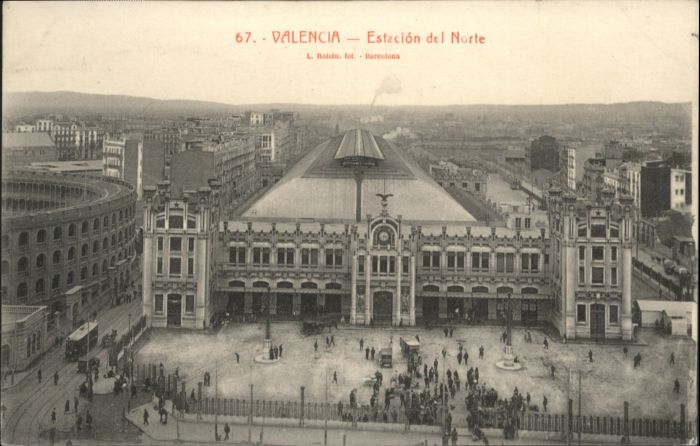 Valencia Valenciana Valencia Estacion Norte Bahnhof