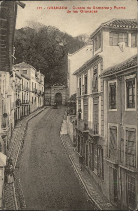 Granada Andalucia Granada Cuesta Gomerez Puerta Granadas