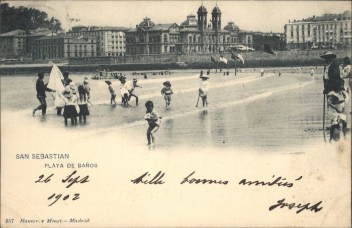 San Sebastian Pais Vasco ES San_Sebastian Playa Banos