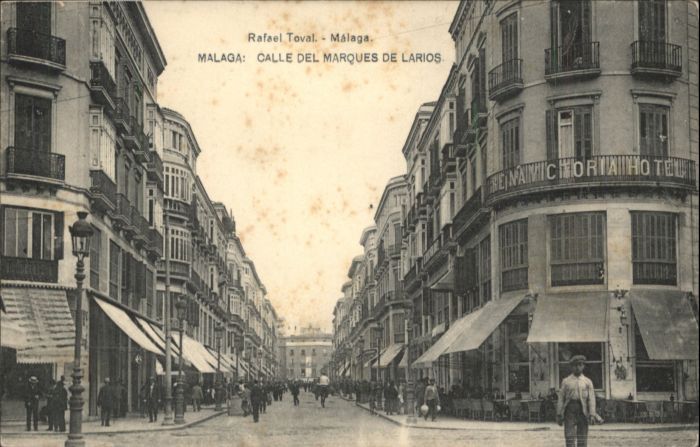 Malaga Andalucia Malaga Calle Marques Larios