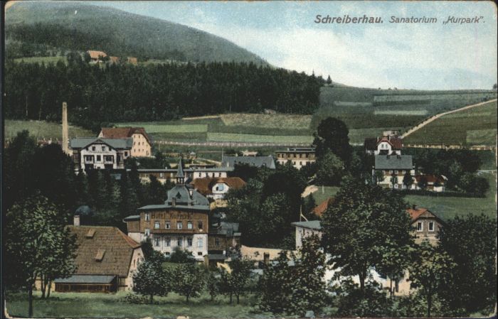 Schreiberhau Niederschlesien Schreiberhau Sanatorium Kurpark