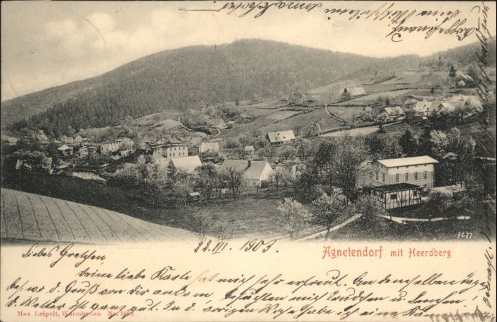Agnetendorf Riesengebirge Agnetendorf Heerdberg