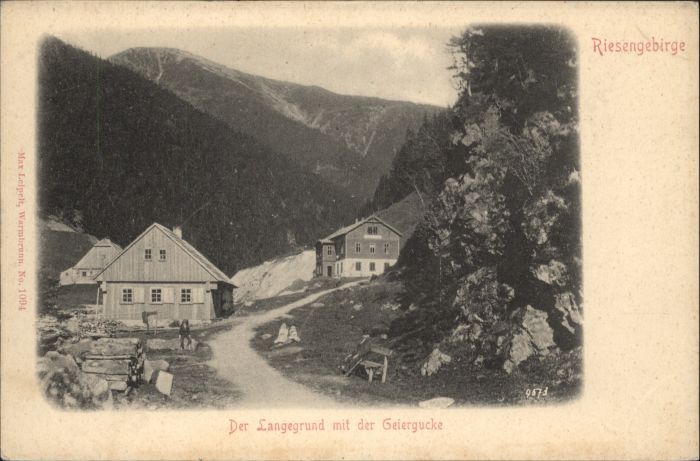 Riesengebirge Krkonose Karkonosze Riesengebirge Langegrund Geiergucke