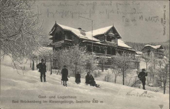 Bad Brueckenberg iesengebirge Gasthaus Logierhaus Schlit