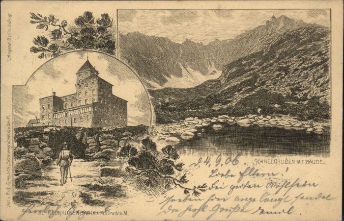 Schneegrubenbaude Riesengebirge Schneegrube