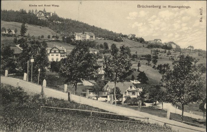 Brueckenberg Riesengebirge irche Hotel Wang