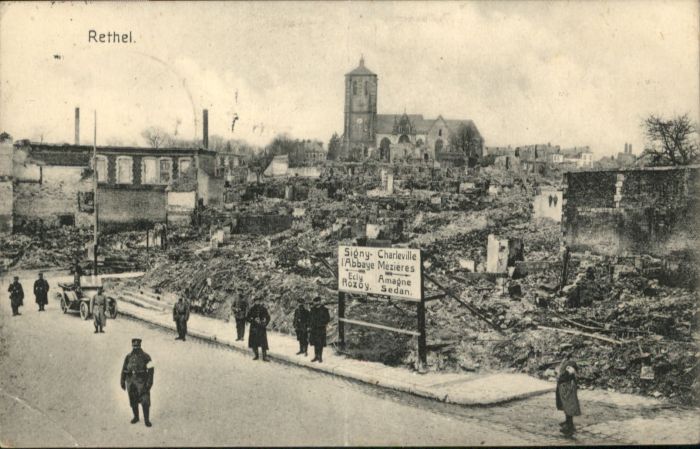 Rethel Ardennes Rethel Zerstörung