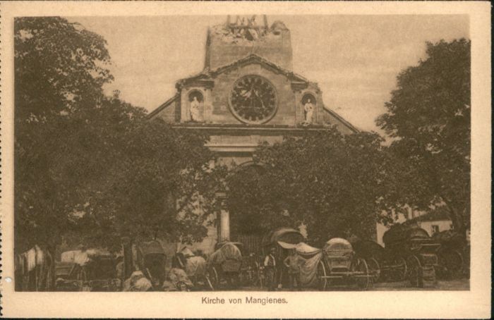Mangiennes Kirche Zerstörung