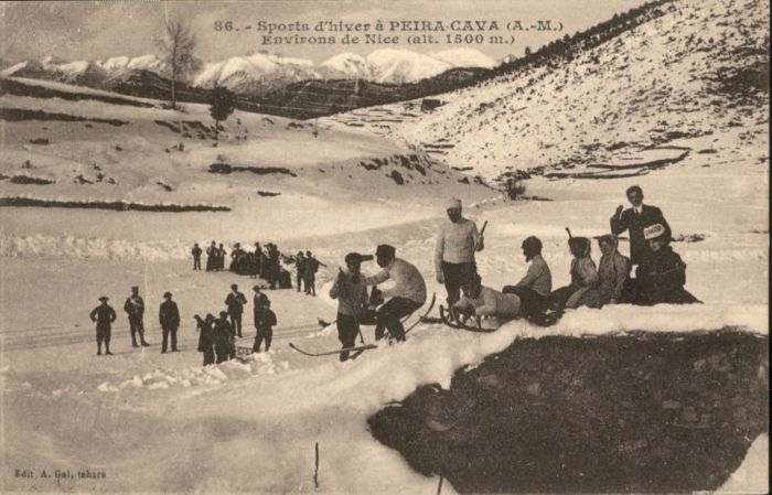 Peira-Cava Nice Schlitten