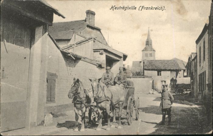 Heutregiville Soldat Pferd