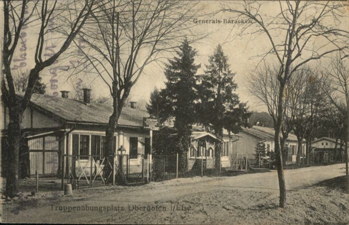 Oberhofen Elsass Truppenübungsplatz Generals-Baracken