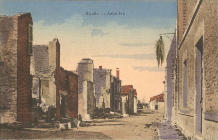 Auberive 51 Zerstörung