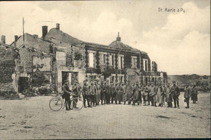 Sainte-Marie-a-Py Soldaten Zerstörung