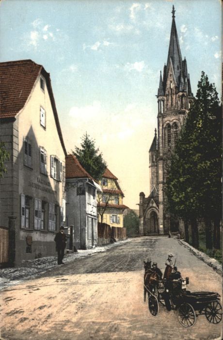 Froeschweiler Froeschwiller Kirche Restaurant Jägerzu