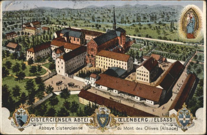 Reiningue Abtei Oelenberg Abbaye du Mont des Oliv