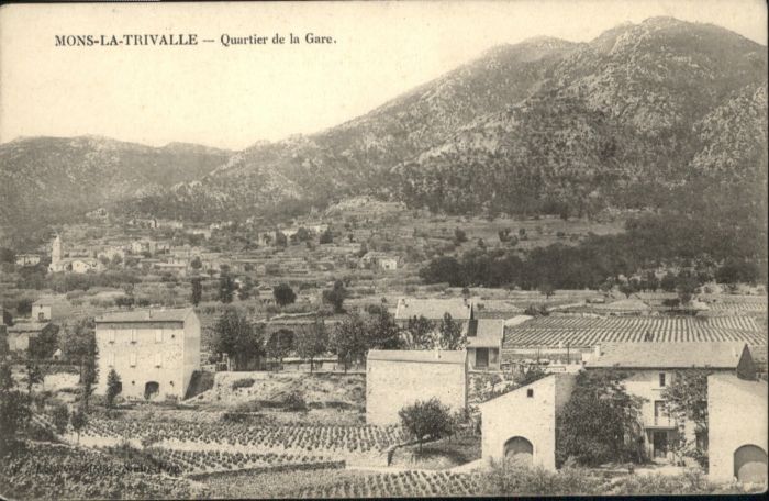 Mons-la-Trivalle Quartier Gare Bahnhof