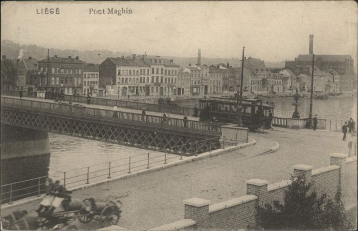 Liege Luettich Liege Strassenbahn Pont Maghin