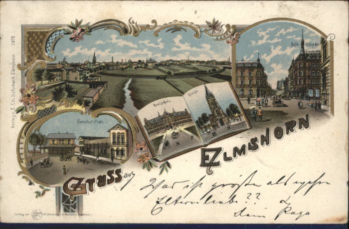 Elmshorn Realschule Kirche Bahnhofplatz