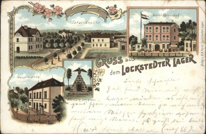 Lockstedt Lager Bismarck-Denkmal Hauptwache Hotel