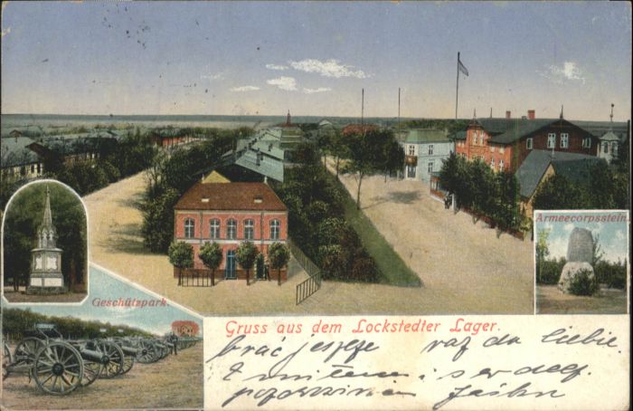 Lockstedt Lager Geschützpark Armeecorpsstein