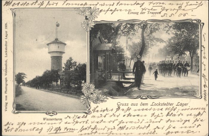 Lockstedt Lager Truppeneinzug Soldaten Wasserturm