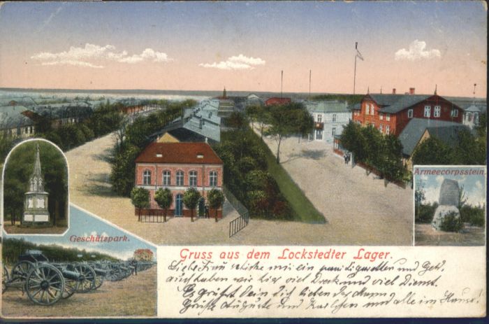 Lockstedt Lager Geschützpark Armeecorpsstein