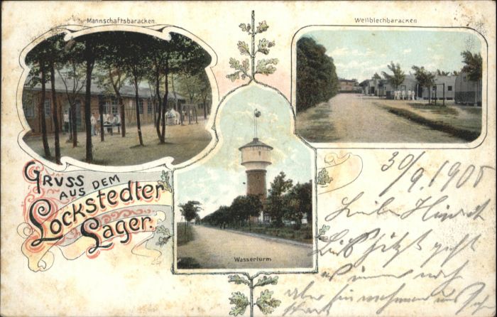 Lockstedt Lager Mannschaftsbaracken Wasserturm