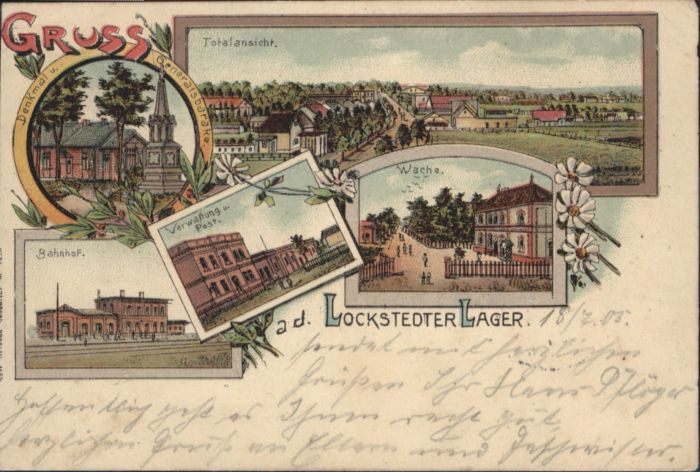 Lockstedt Lager Bahnhof Verwaltung Post