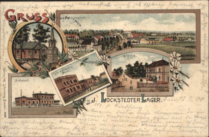 Lockstedt Lager Bahnhof Verwaltung Post