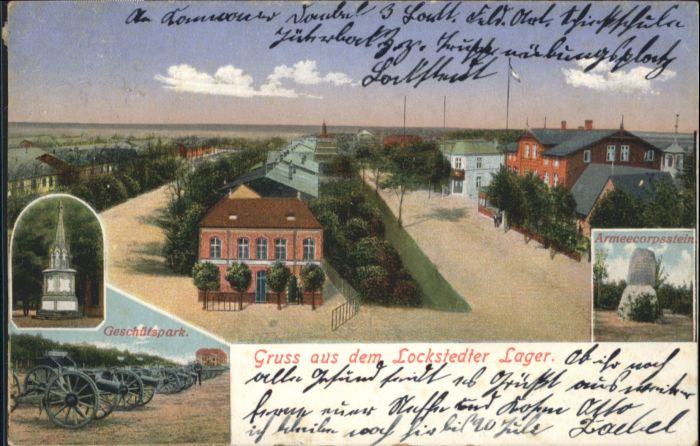 Lockstedt Lager Geschützpark Armeecorpsstein