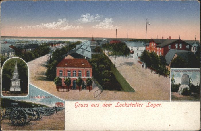 Lockstedt Lager Geschützpark Armeecorpsstein