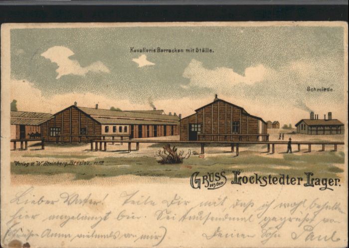 Lockstedt Lager Kavalleriebaracken Ställe Schmied