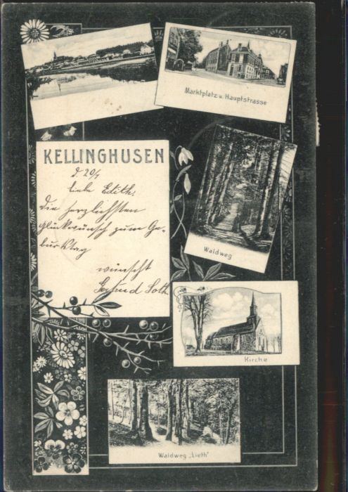 Kellinghusen Marktplatz Hauptstrasse Kirche Waldweg