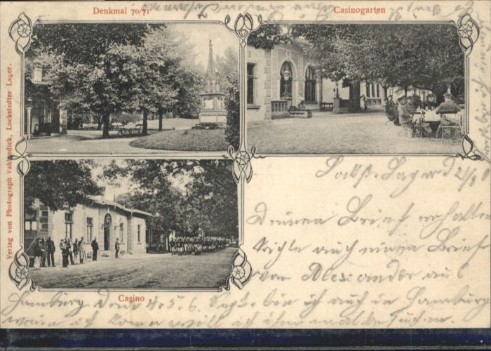 Lockstedt [Stempelabschlag] Denkmal Kasino