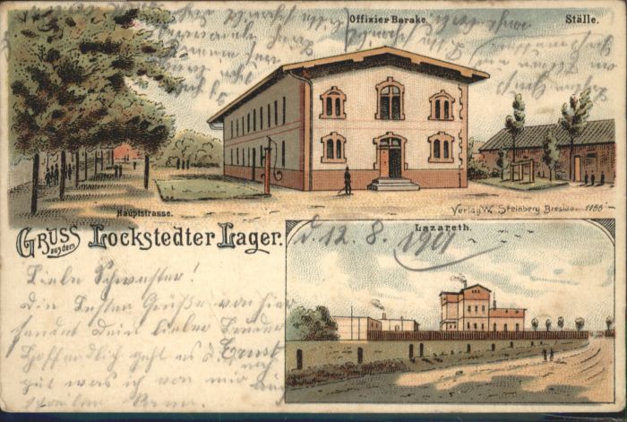 Lockstedt Lager Lazarett Offizier Baracke Ställe