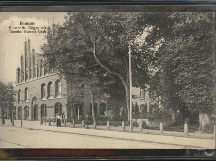 Husum Nordfriesland Husum Kloster St. Jürgen Grab Theodor S