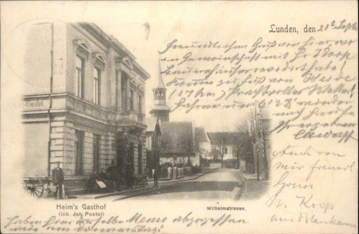Lunden Holstein Gasthof Heim Wilhelmstrasse