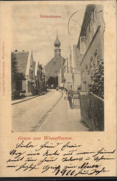 Wesselburen Süderstrasse Kirche