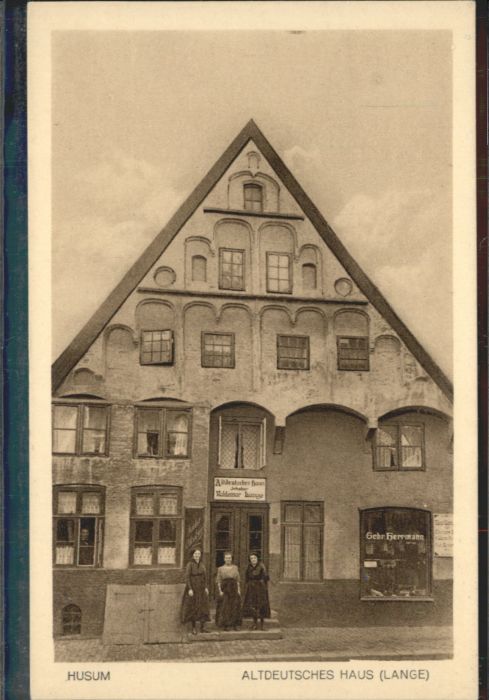 Husum Nordfriesland Husum Haus Lange