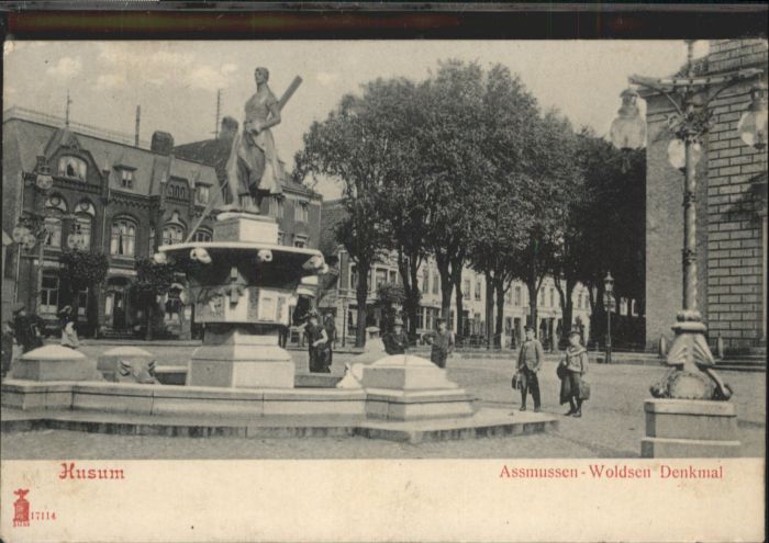 Husum Nordfriesland Husum Asmussen-Woldsen-Brunnen