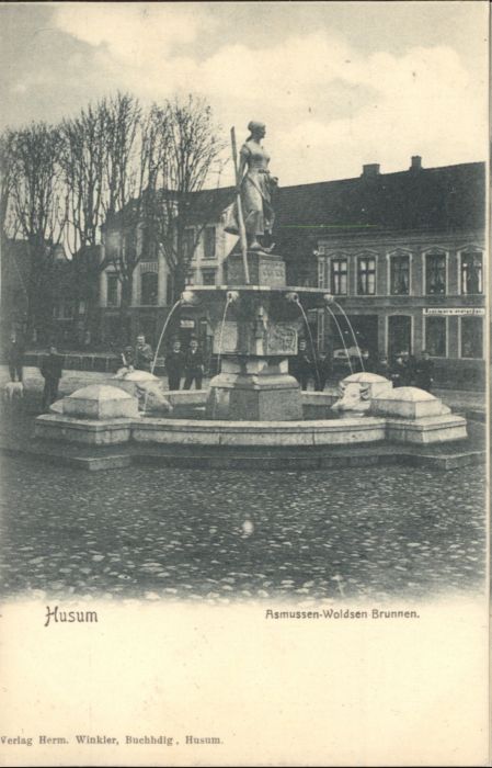 Husum Nordfriesland Husum Asmussen-Woldsen-Brunnen