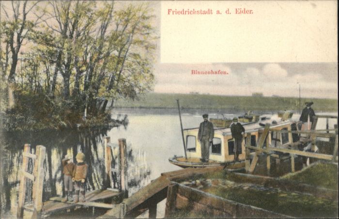 Friedrichstadt Eider Binnenhafen