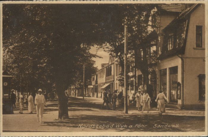 Wyk Foehr ordsee Sandwall