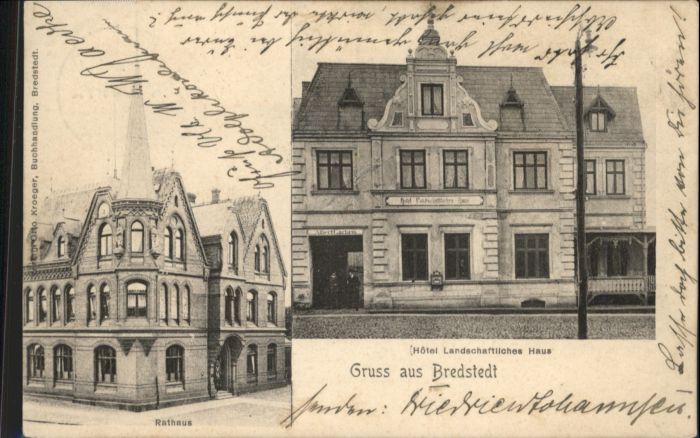 Bredstedt Rathaus Hotel Landschaftliches Haus