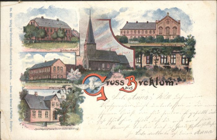 Breklum Brüder-Anstalt Missionshaus Martineum K