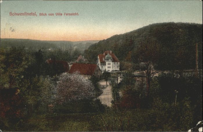 KIEL  CITY [Stempelabschlag] Schwentinetal Villa Fernsicht