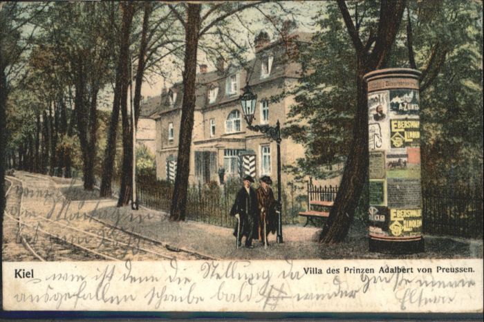 Kiel Villa Prinz Adalbert von Preussen Litfa
